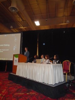 FABlogCon 2014 Food Allergies and Dating Panel Panel of four speakers for FABlogCon 2014 conference