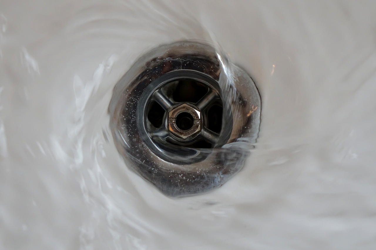 toxic chemicals going down drain
